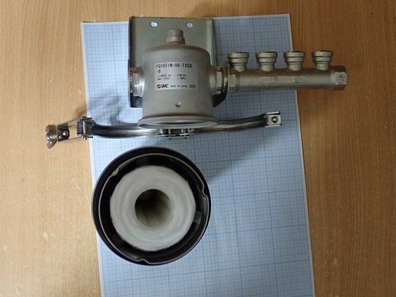 Промышленный фильтр SMC FQ1011N-06-TX50-B 0.5mm для очистки жидкостей