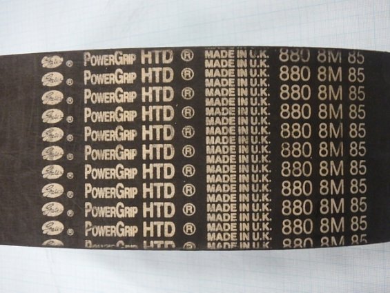 Ремень зубчатый HTD 880 8M 85 Ширина 85мм зубьев 110шт Gates PowerGrip UK Великобритания