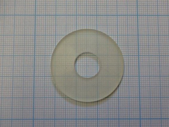 Шайба полиуретановая Ф35/Ф12.5/2.5мм плоская диаметр внутренний Ф12.5мм