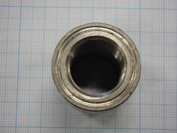 Бобышка Б.10 нержавеющая сталь 12Х18Н10Т резьба М20х1,5мм высота 40мм ВИТА.727141.001