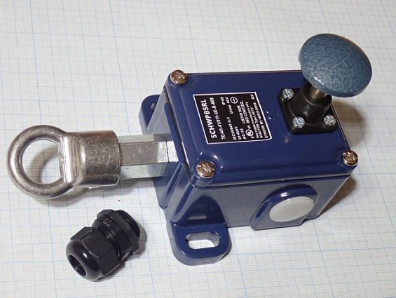 Тросовый выключатель SCHWPBSRL TQ441-01/01Y-UE-R-M20 IP65 Ui 400V